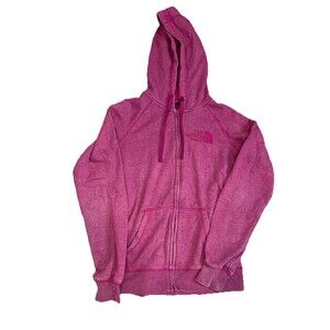 The North Face Womens Hooded Athletic Jacket S Long Sleeve Full Zip Pockets